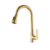 خلاط مطبخ سحاب مودرن لون ذهبي لامع