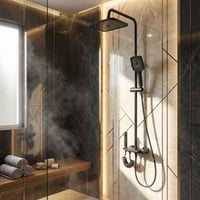 مسطرة نظام شاور بيانو مودرن اسود الماني- STARK