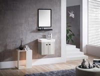 مغسلة خشبية بليوود لون رمادي مقاس 50سم - موديل 660...