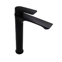 خلاط مغسلة فيراجو اسود طويل