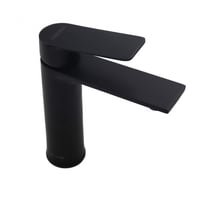 خلاط مغسلة فيراقو اسود قصير