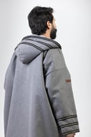 فروة جولد تطريز رمادي