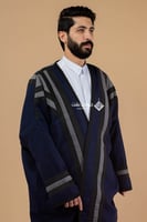 فروة جولدن طراز مقلم كحلي