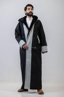 فروة جولد سادة مقلم اسود