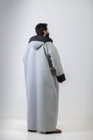 فروة جولد سادة مقلم فضي