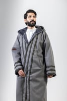 فروة جولد تطريز رمادي