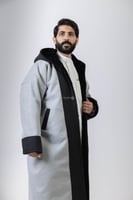 فروة جولد سادة مقلم فضي