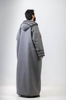 فروة جولد تطريز رمادي