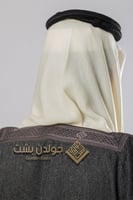 Golden Bisht- بشت شتوي حرير بترولي