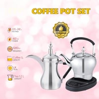 مجموعة الشاي والقهوة DENX DX2066 بقوة 800 واط مع س...