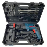 دريل - مجموعة كاملة من المثقاب المطرقي الدوار متعد...