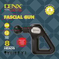 مسدس تدليك عضلي DENX DX1716 بـ 12 مستوى قوة و8 رؤو...