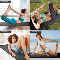 سجادة يوجا مضادة للانزلاق بسمك 1/2 بوصة