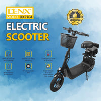 سكوتر كهربائي DENX DX2704 بمحرك 500 واط، سرعة 30 ك...
