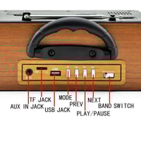 راديو DENX DX2441 بصوت HiFi وبلوتوث وراديو FM وتشغ...