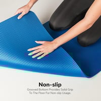 سجادة يوجا مضادة للانزلاق بسمك 1/2 بوصة