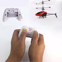 طائرة هليكوبتر صغيرة مع جهاز تحكم عن بُعد وإضاءة و...