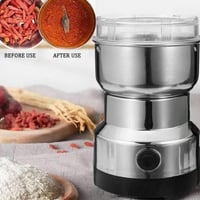 مطحنة قهوة وتوابل كهربائية ستانلس ستيل 200 واط سعة...