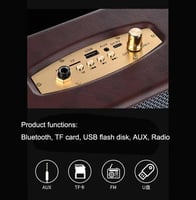 مكبر صوت لاسلكي SK-2027 بتقنية البلوتوث يدعم AUX،...