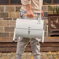 موقد شواء صغير مع ملحقات شواء مدمجة، مصنوع من مواد...