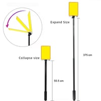 كشاف LED طويل مع وحدة تحكم RF – إضاءة ديناميكية، ت...