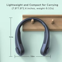 مروحة الرقبة S2-0350 المحمولة مع 3 سرعات قابلة للت...