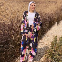 كارديجان نسائي كريب مع بنطلون