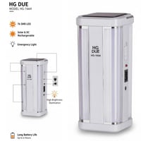 مصباح HG DUE HG-1664 LED محمول قابل للشحن بسطوع قو...