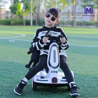 سكوتر كهربائي ذكي للأطفال مع ريموت اللون (أبيض) مع...