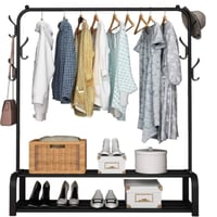 حامل ملابس حديد 2 رف مع اذرع تعليق من Primo Plus