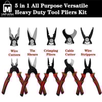 كماشة DENX DX3307 متعددة الاستخدامات 5×1 برؤوس قاب...