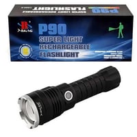 كشاف X-BALG P90 LED خفيف وقابل للشحن بعمر بطارية ط...