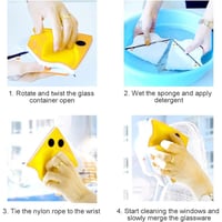 منظف زجاج مغناطيسي لتنظيف النوافذ والأبواب الزجاجي...