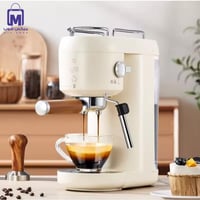 ماكينة تحضير القهوة 2 في 1 DENX DX3417 بضغط 20 بار...