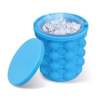 دلو مكعبات الثلج 2 × 1 من السيليكون لصنع قوالب الث...
