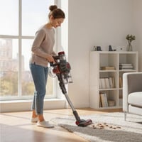 مكنسة DENX DX2924 اللاسلكية 150 واط شفط 12kpa وتنظ...