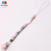 مشبك لهاية للاطفال مصنوع من السيليكون وخالي من ماد...