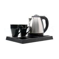 غلاية كهربائية بسعة 1.2 لتر مع كوبين إضافيين للمنا...