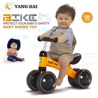 دراجة توازن للاطفال بأربع عجلات بدون دواسات لتحفيز...