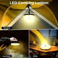 سلسلة إضاءة تخييم LED بطول 20 متر بشحن شمسي وType-...