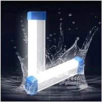 مصباح وكشاف LED T515 قابل للشحن مع إضاءة قوية ومقا...