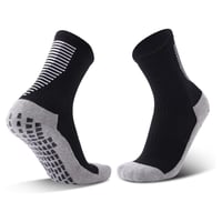 جوارب رجالیة مخططة مضادة للانزلاق لكرة القدم.