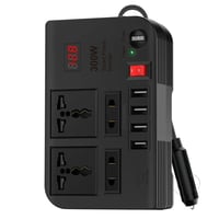 محول طاقة للسيارة DENX DX130 بقوة 300 واط لتحويل 1...