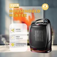 مدفأة كهربائية DENX DX2604 بقوة 1500 واط، مع 3 سرع...