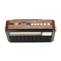 راديو DENX DX2436 بالطاقة الشمسية مع بلوتوث ومصباح...