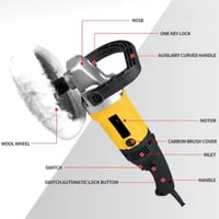 جهاز تلميع وتشميع السيارات DENX DX3305 بقوة 2400 و...