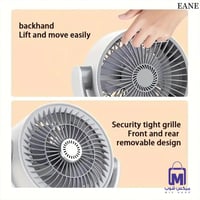 مروحة أرضية DENX DX2607 بخمس سرعات وتحكم عن بعد وش...