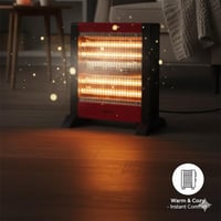 دفاية كهربائية DENX DX2636 بقوة 1200 واط بتدفئة سر...