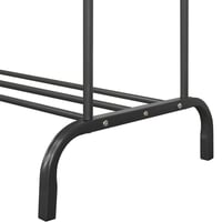 حامل ملابس حديد مزدوج اسود من بريمو بلس