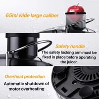 عصارة فواكه كهربائية DENX DX2071 بقوة 800 واط وسعة...